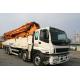 Zoomlion 52m Concrete Pump Truck High Working Stability With 4 Axle X - Leg