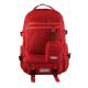 Red BSCI Business Back Packs Casual Large Capacity Oxford Travel Backpack