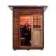 Solid Wood Canadian Red Cedar Carbon Heater Far Infrared Outdoor Sauna ODM