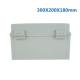 300x200x180 IP65 Waterproof Plastic Enclosure for Electrical Project Includes Internal Mounting Panel
