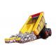 PVC Material Children'S Inflatable Slides Heavy Dump Truck Shape With Repair Kits