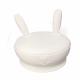 Baby Feeding Silicone Suction Divided Plate With Lid BPA Free Bunny Shape