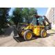 Low Noise Tractor with Bucket and Backhoe Wing Spread Support Leg 0.3M3 Digger capacity