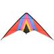100% Nylon Rainbow Delta Kite 2-6bft Swing Range Dual Line Type Custom Logo