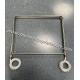 High Power Flat Tubular Heating Element Oil Heater Side Mounted