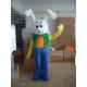 white rabbits mascot cartoon cosplay costume 