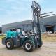 Diesel Operated 3.5-5.0ton Four Wheel Drive Forklift Rugged Terrain Forklift