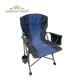 56*52*95cm Oval Iron Tube Folding Camping Chair Portable Oxford Cloth With Carry Bag