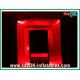 Inflatable Party Decorations 12 LED Lights Inflatable Blow Up Photobooth Printing SGS For Festival Event