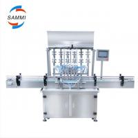 Linear Juice Bottle Washing Filling And Capping Machine Automatic With 4 Heads Nozzle