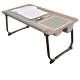 Upholstered Laptop Work Tray and Gaming Table Adjustable Frame 1100-1800mm for Home Office