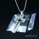 Fashion Top Trendy Stainless Steel Cross Necklace Pendant LPC212