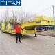 150 Tons Low Bed Semi Trailer Transport Excavator Equipment