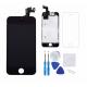 Portable Iphone LCD Touch Screen , Black 4.0 Inch Iphone 5S LCD Touch Screen