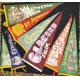 30*70cm 180gsm Polyester Sports Pennant Flag Double sides printing