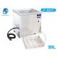 Double Tanks Ultrasound Washing Machine , Automotive Ultrasonic Cleaner For Car Parts Grease