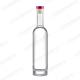 375ml 500ml Flint Glass Bottle for Wine Liquor Transparent Round Base Material Glass