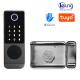 Safe Black TTLOCK Smart Lock Tuya Fingerprint Digital Lock With USB Port