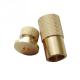 Brass Precision Machined Components Cnc Turned Knob For Auto
