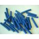 Plastic Material Blue Color Stretch Coil Cord lanyard as Semi-finished Spiral Part