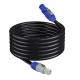 NAC3FCA To NAC3FCB 20A AC PowerCon Connector SJTW 3 Pin Power Extension Cable