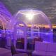 Luxury Party Bubble Tent UV Coating With Blackout Fabric Curtain