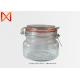 Customized Decorative Glass Jars , Glass Kitchen Canisters Non Toxic Material