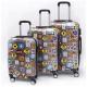 Reinforced Soft Handle 0.8mm Aluminum Print Luggage Sets