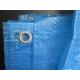 blue 60gsm 90gsm PE Tarpaulin,hdpe sheeting with grommets