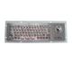 Vandal Proof Industrial Keyboard With Trackball PS2 USB Interface 68 Keys Compact