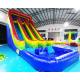 Playground Outdoor Inflatable Water Slides Double Side Jumping Bouncer