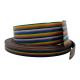Electrical Multi Color Flat Wire Cables , Multiple Core PVC 26 Awg Ribbon Cable