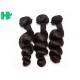 Peruvian Loose Wave Remy Natural Human Hair Extensions Natural Black Soft & Smooth