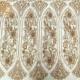 Modern Gold Heavy Beaded Lace Fabric Embroidery For Bridal Dress