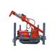 Borehole Crawler Mounted Water Well Drilling Rig STEEL CRAWLER 200m  CWD200