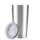 Silver Stainless Steel Tumbler Thermal Travel Mug Beautful Design