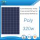 High Efficiency Poly Crystalline Solar Panel 320W With 90cm UV Resistance Cable