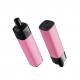 Pink Color Disposable Electronic Cigarette Ergonomically Friend Design Rubber Paint