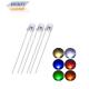 Flat top water clear lens 5mm  Red , green, blue Multifunctional 0.06W Practical  Light Diode