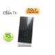White Frame PV Solar Panels / Polycrystalline Silicon Solar Panels Blue Cell Color