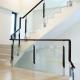 High Permeability Tempered Glass Railing For Staircase Balcony Glass Balustrade