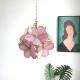 Colorful Flower Shape Indoor Nordic Glass Pendant Light And Chandeliers Luxury Lustre