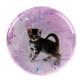 Powerful Cat Epoxy Sticker
