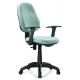 Workstation Cloth Covered Office Chairs , Fabric Desk Chair With Wheels