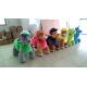 Hansel best selling plush coin kiddie electric ride on walking toy unicorn in mall
