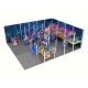 Commercial Play Center Kids Indoor Playground Equipment With Climbing Wall