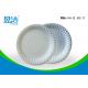 Food Contact Safety Bulk Disposable Plates , Biodegradable Paper Plates For Barbeque
