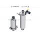 Food Processing SS304 Inline Sanitary Filter With Sample Valve / Discharge Valve