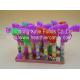 Multi Color Gun Toy Candies / Tablet Candy With Sugar Particle Texture