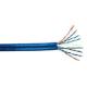 PVC SFTP ANATEL Cat5e Lan Cable 4 Pair Twisted 0.50 Solid Bare Copper AI Mylar